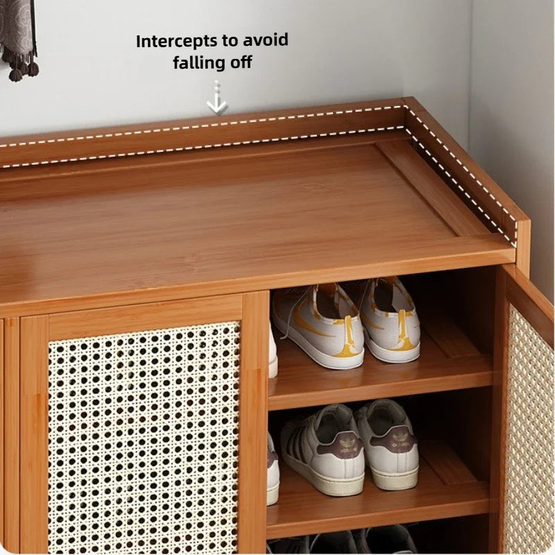 Door Mounted Shoe Rack Multi-Layer Wall Organizer Dust-Proof Storage Solution