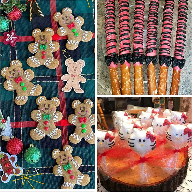 Mini Silicone Bowknot Fondant Molds for Cake Decorating Candy Chocolate