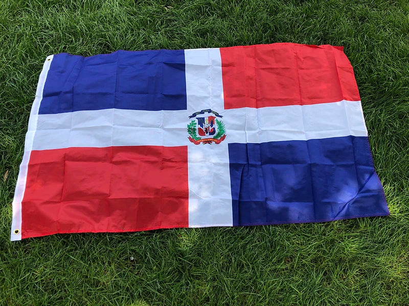 Dominican Republic Flag Banner 90x150cm Outdoor Indoor Polyester National Flag