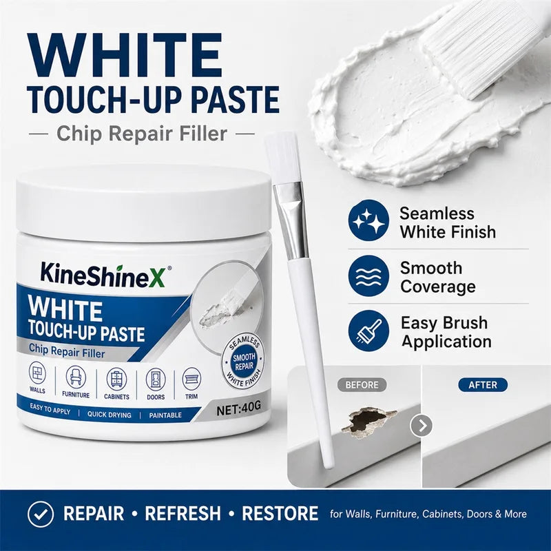 Furniture Touch-Up Paste Kit with Brush for Scratch and Dent Repair - Multiple Colors