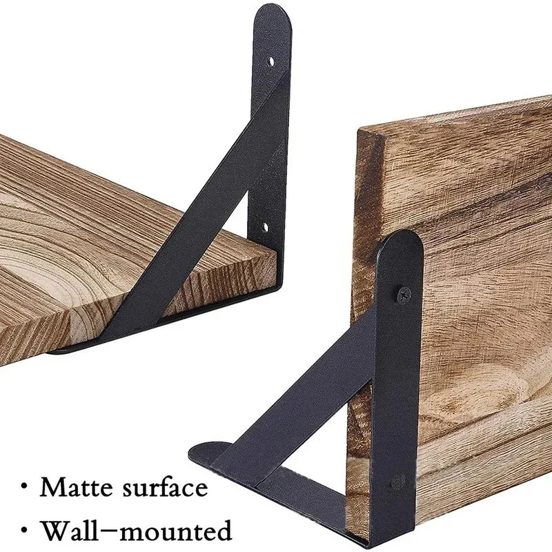 Wooden Wall Mounted Floating Shelves for Bathroom Kitchen Living Room Storage