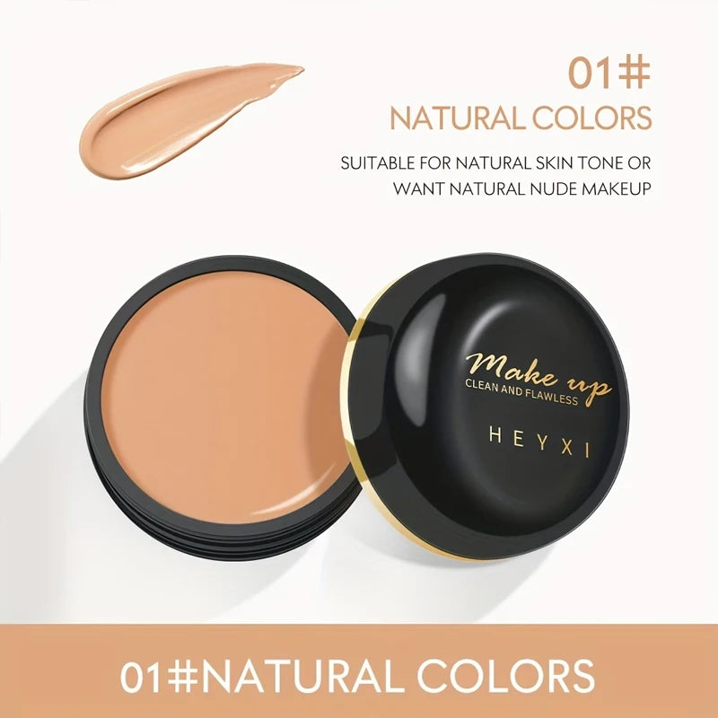Waterproof Concealer Cream for All Skin Types - Natural Finish, Long-Lasting