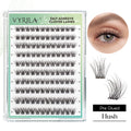 Self Adhesive Fake Eyelashes 10-16mm No Glue Needed Natural Cluster Lashes