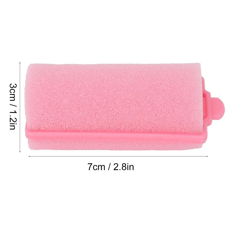 12pcs Foam Sponge Hair Curlers Set - Heatless Styling Rollers for Women