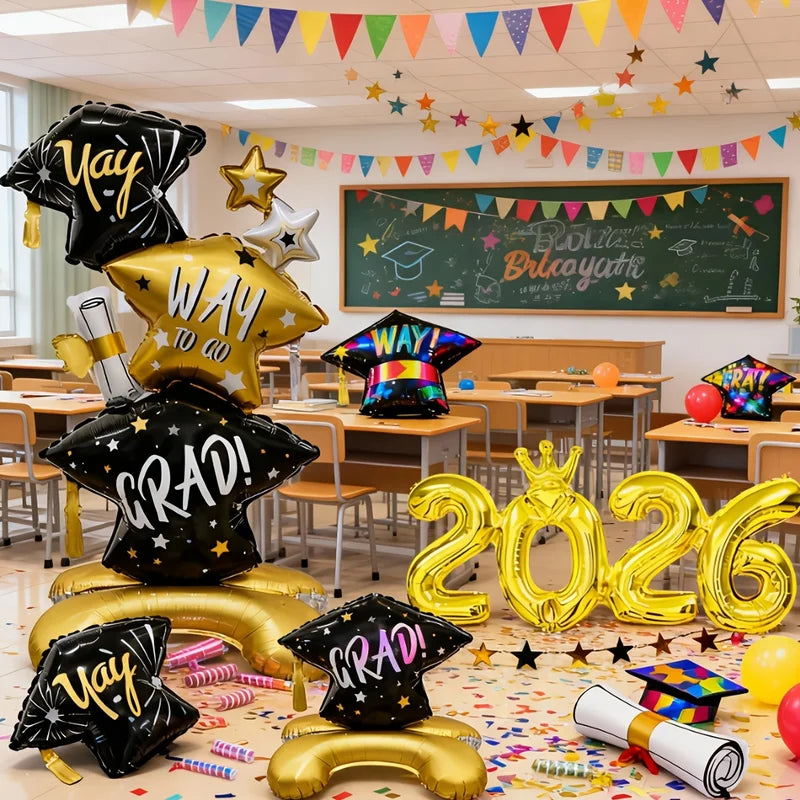 Graduation Balloon Decoration 2026 Set for Indoor Outdoor Celebration