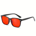 Red & Blue Light Blocking Glasses for Men and Women Square Anti-Glare Eyewear