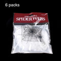 Stretchable Halloween Cobwebs with 2 Spiders Party Decorations for Haunted Houses & Home Decor