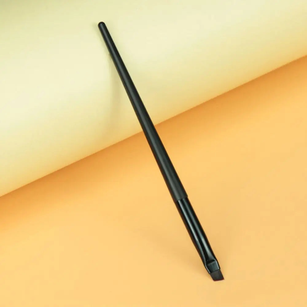 Makeup Brush Set for Eyeliner and Eyebrow - Flat & Angled Fine Brushes