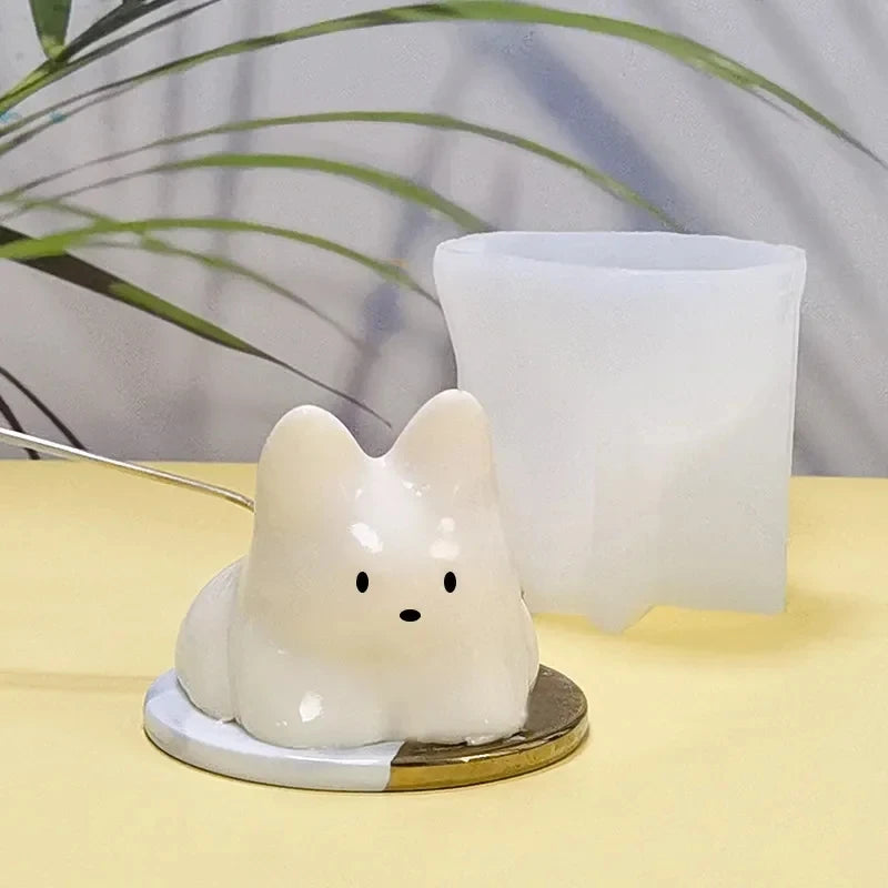 Silicone Mold for Cakes, Pudding, Jelly, Ice, and Decorations - Cat Milk Design