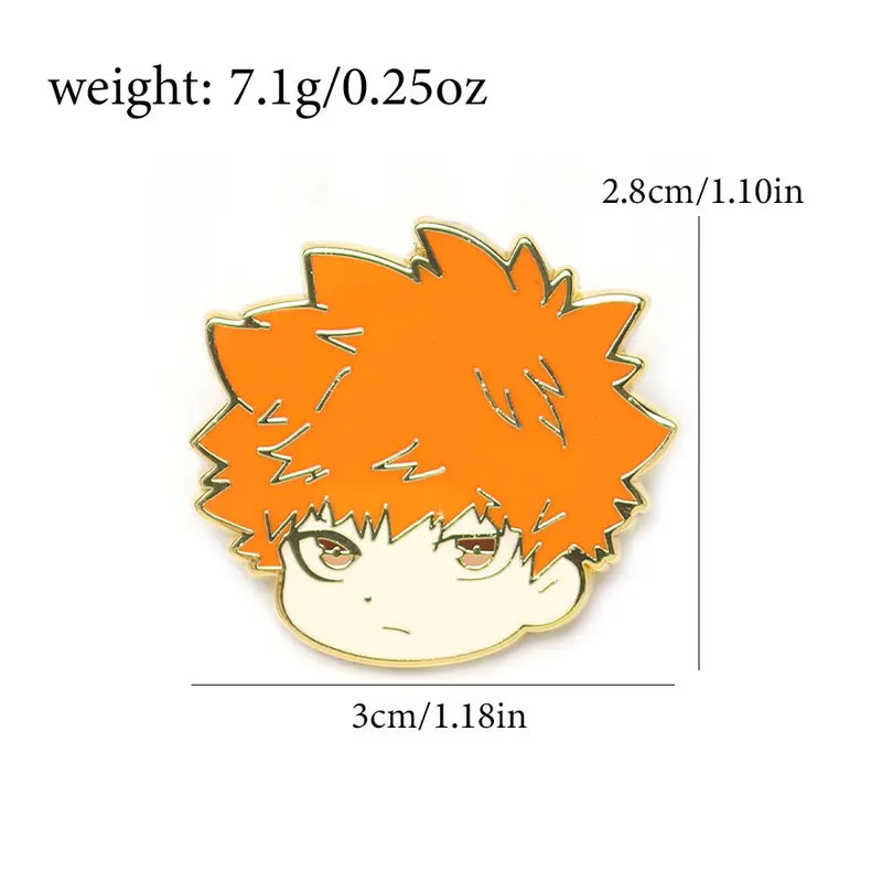 Anime Prison Q Cartoon Character Brooch Enamel Lapel Pin Jewelry Accessory