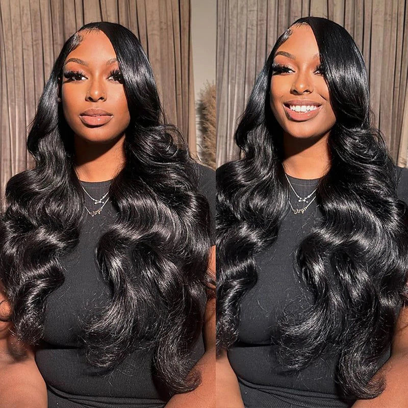 Brazilian Body Wave Lace Frontal Wig 13x4 HD Transparent Lace Pre-Plucked Ear to Ear