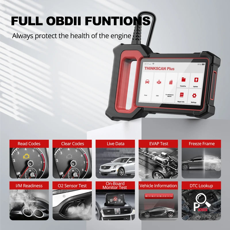 OBD2 Diagnostic Scanner for Cars - Multi-System Vehicle Check & Repair Tool