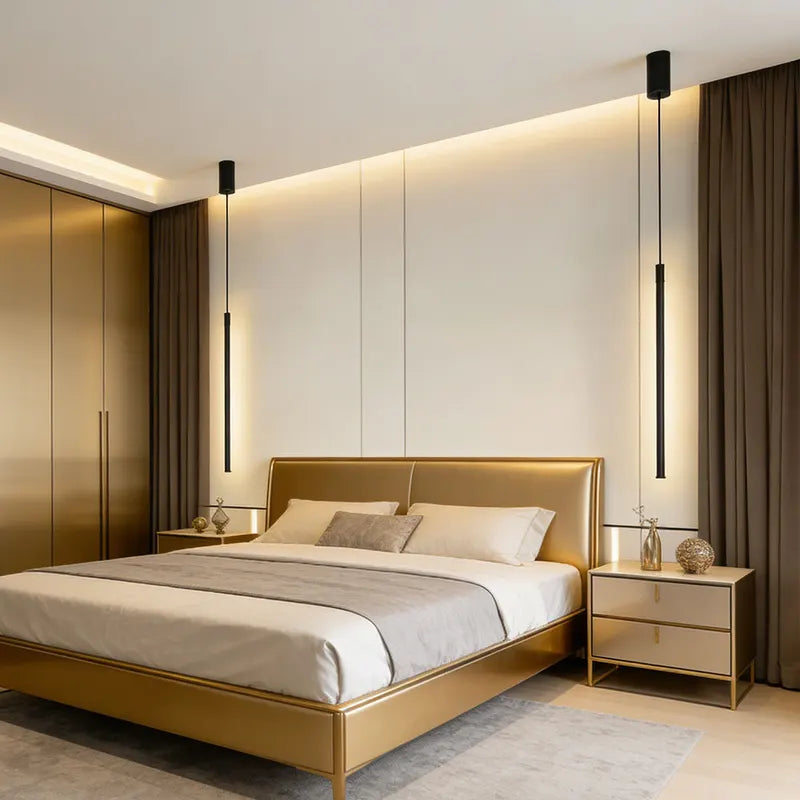 Modern Pendant Ceiling Lamp for Living Room & Bedroom - Minimalist Chandelier Lighting Fixture