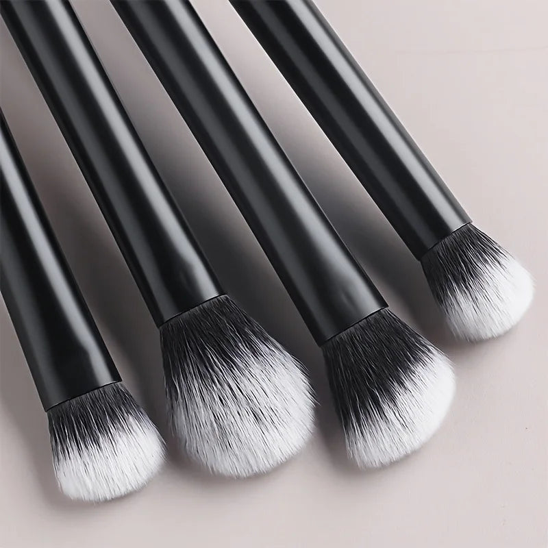 8-Piece Makeup Brush Set with Synthetic Bristles for Foundation, Blush & Eyeshadow