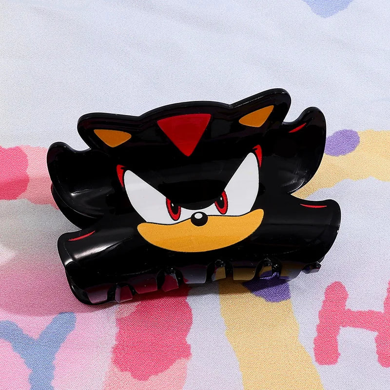 Anime Black Hedgehog Hair Clip Claw Hair Accessory for Girls