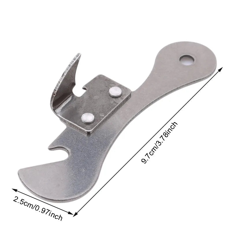 Multifunction Can Opener Stainless Steel Safety Side Cut Manual Kitchen Tool