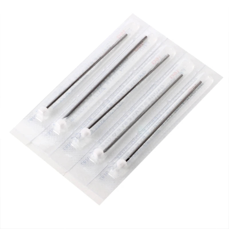 Professional Body Piercing Kit with Needles, Clamp & Gloves - Disposable