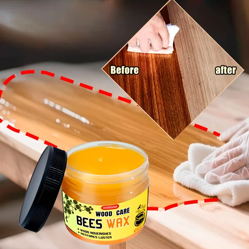 Beeswax Wood Polish Paste - Natural Surface Conditioner & Protectant