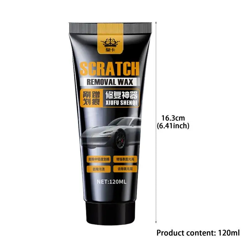 Car Scratch Repair Wax 120ml for Surface Damage & Gloss Enhancement