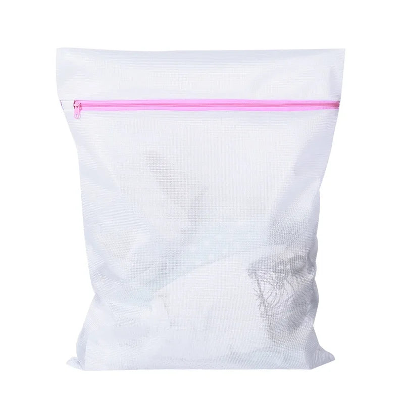 Mesh Laundry Wash Bags Set for Bras & Underwear - Zippered Protectors, 3-Pack