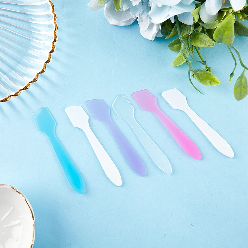 Mini Cosmetic Spatulas Set - Makeup & Face Mask Application Tools, 10 Pcs