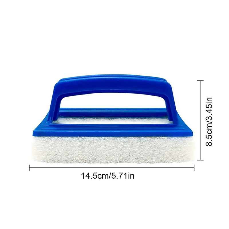 Pool Wall Cleaning Brush for Waterline and Surface Scrubbing - Spa and Pool Maintenance Tool