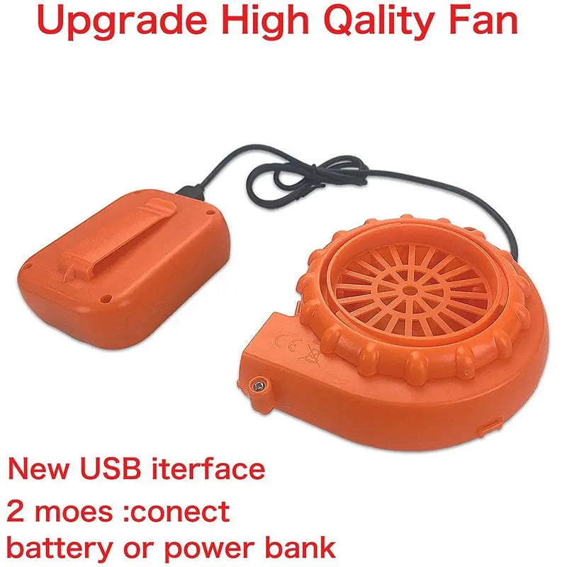 Mini Inflatable Costume Blower Fan for Dinosaur Cosplay Halloween Party