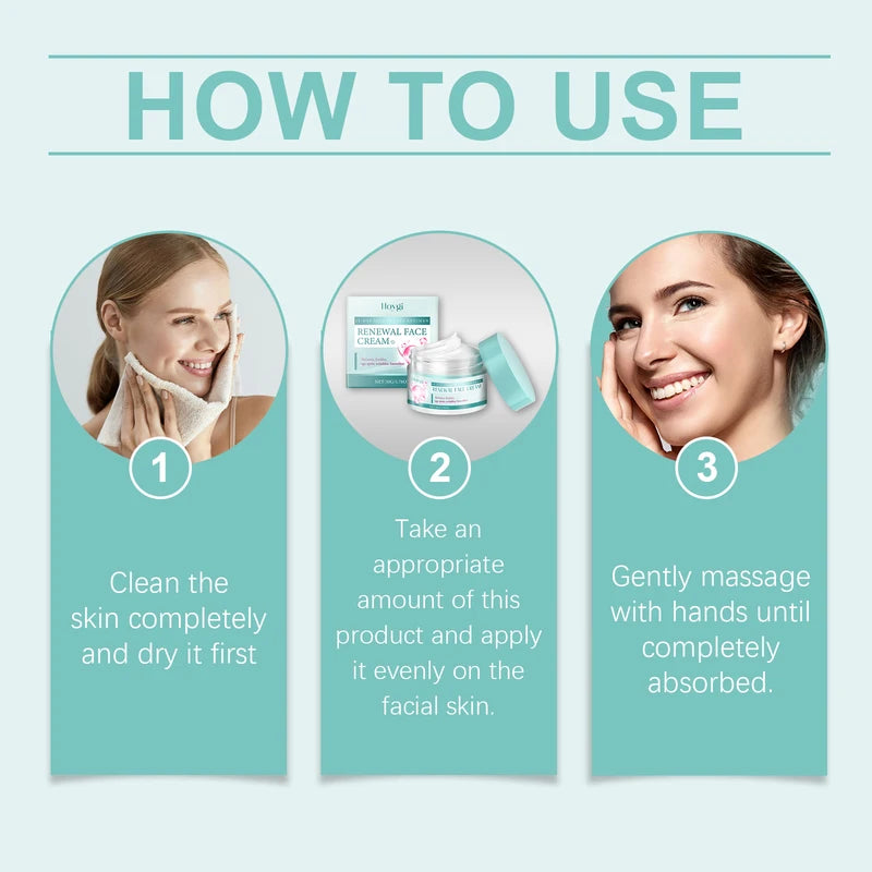 Collagen Brightening Facial Cream - Firming, Hydrating, Reduces Dark Spots & Wrinkles
