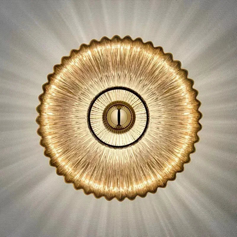 Glass Wall Lamp Sconce for Indoor Home Decor - Modern Corridor & Bedroom Lighting