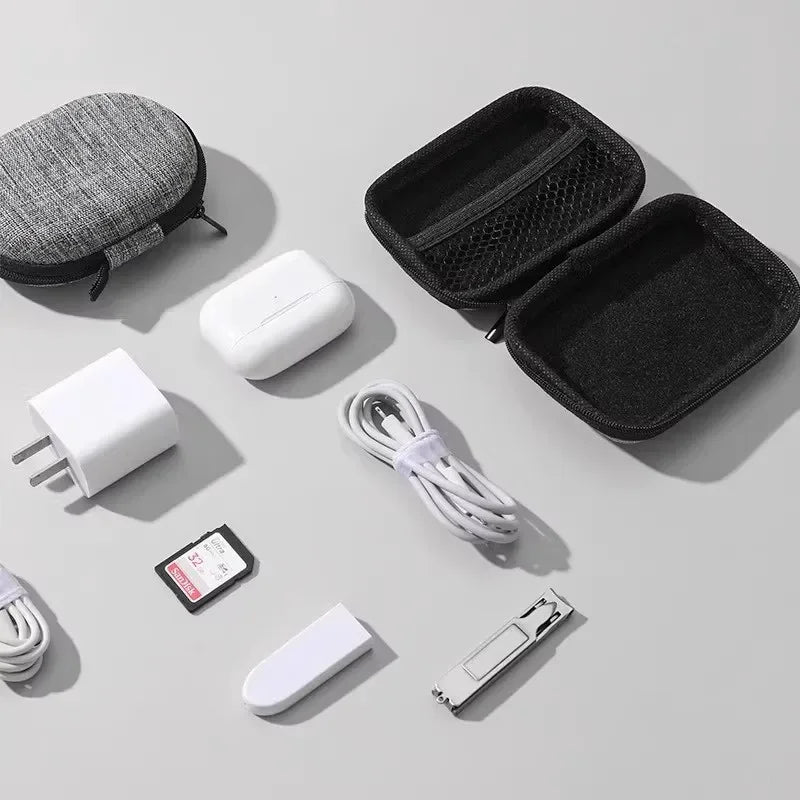 Multi-Function EVA Storage Box for Hard Drives Cables Power Banks Organizer – Digital Accessories