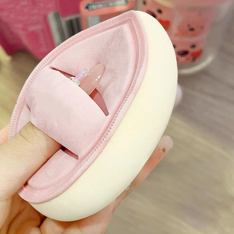 Large Size Cotton Candy Makeup Sponge - Soft Air Cushion Powder Puff for Wet & Dry Use