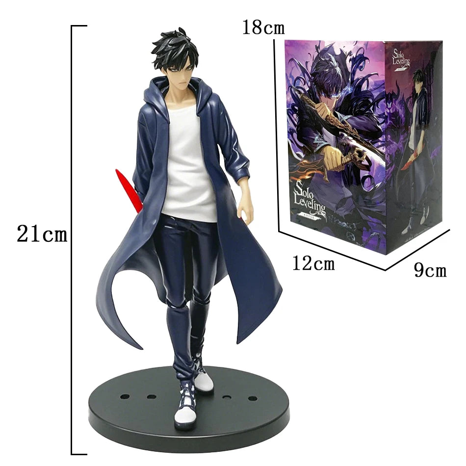 Anime Action Figure - Sung Jinwoo PVC Collectible Model - 18cm Display