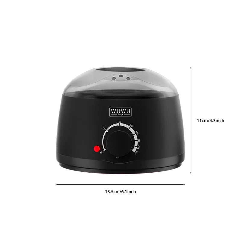 Professional Hair Removal Wax Warmer 200CC with Silicone Bowl Hot Wax Heater