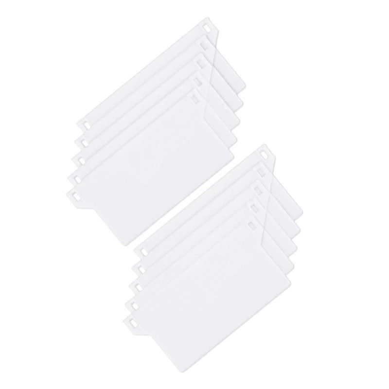 Plastic Bottom Plates for Vertical Blinds 127mm Set of 10 - Durable Blind Weights
