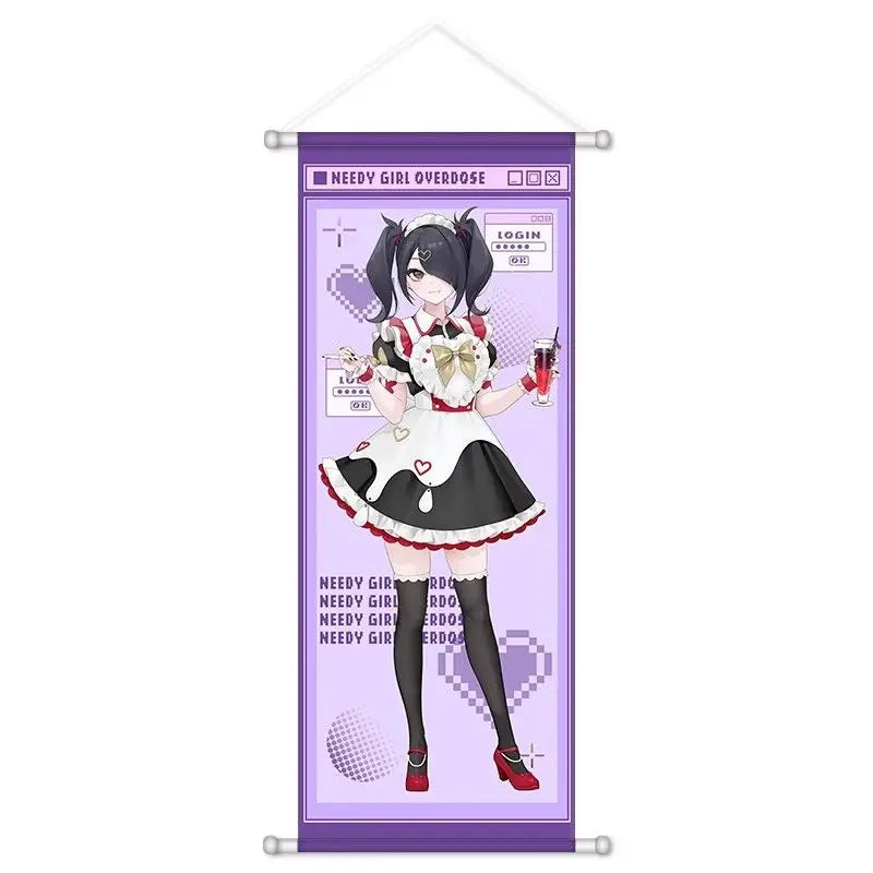 Anime Wall Poster - KAngel OMGkawaiiAngel Hanging Scroll Wall Art for Home Decor