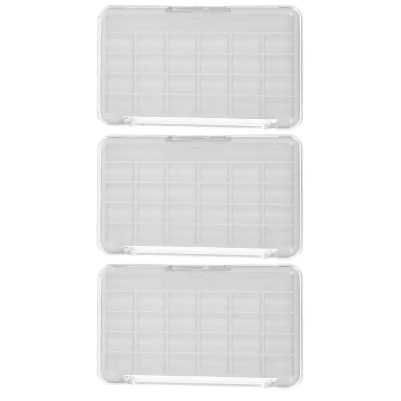 Refillable Eyeshadow Palette Organizer 24-Grid Makeup Storage Case - Travel Friendly