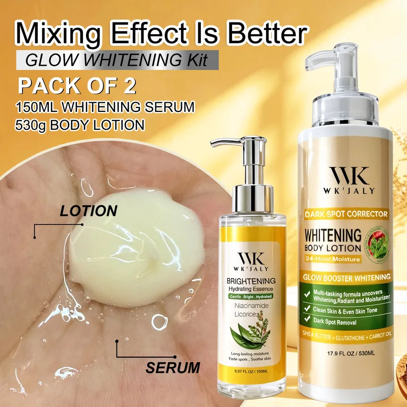 Whitening Serum for Face & Body - Fades Dark Spots & Uneven Skin Tone, 30ml/50ml Options