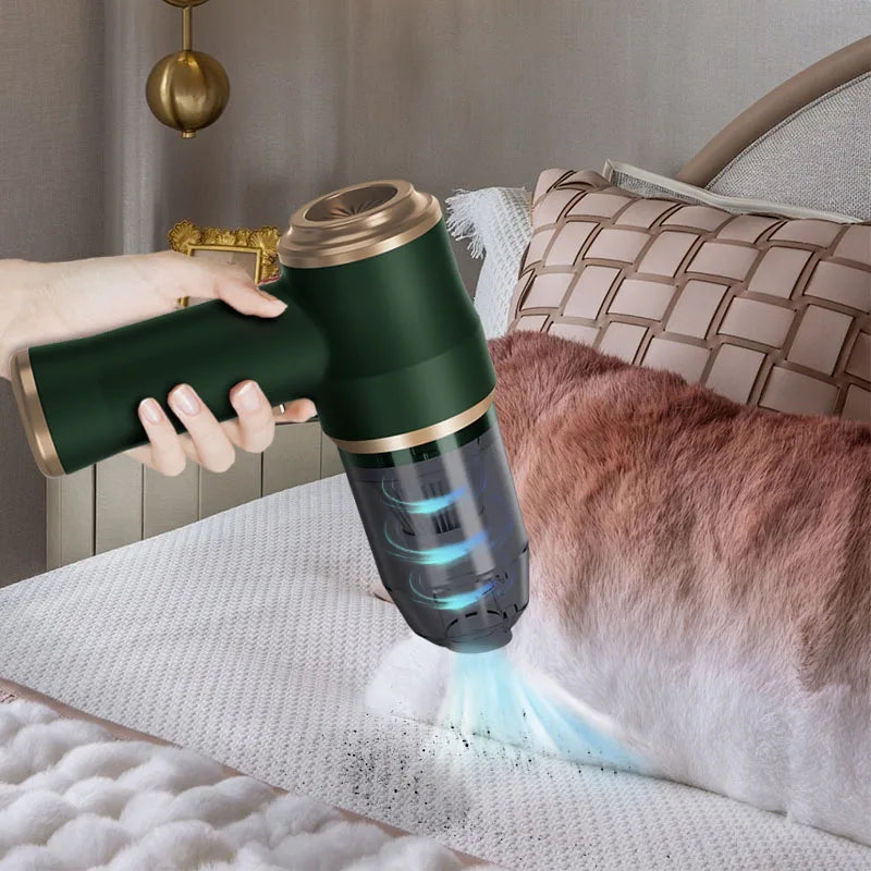 Portable Car Vacuum Cleaner with Long Battery Life - Powerful Handheld Auto Cleaner
