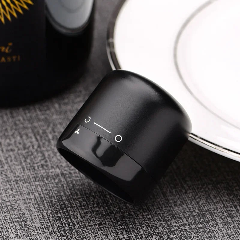 Mini Stainless Steel Wine & Champagne Bottle Stoppers Leak-Proof Preservation Caps