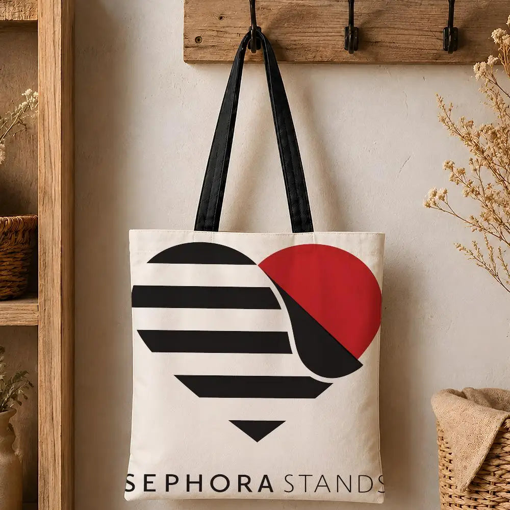 Reusable Canvas Tote Bags for Shopping and Storage - Large Capacity Eco Friendly Cotton Bags