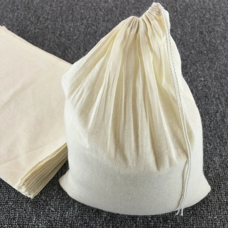 Reusable Nut Milk Bag Cheese Cloth Filter for Soybean Milk & Yogurt - 30x45cm