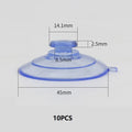 Large Vacuum Suction Cup PVC Sucker for Glass & Bathroom Use - Strong & Reusable