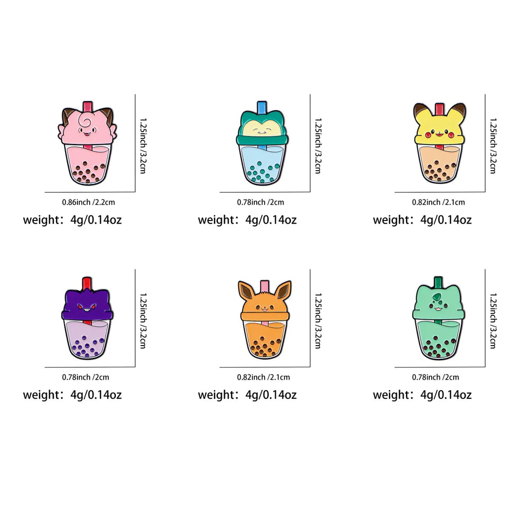 4-13pcs Cute Duck Enamel Pin Cartoon Animal Brooch Set Fashion Lapel Badge Jewelry Gift