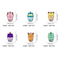 4-13pcs Cute Duck Enamel Pin Cartoon Animal Brooch Set Fashion Lapel Badge Jewelry Gift