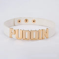 Harleen Quinzel Puddin Cosplay Choker Necklace Halloween Costume Accessory
