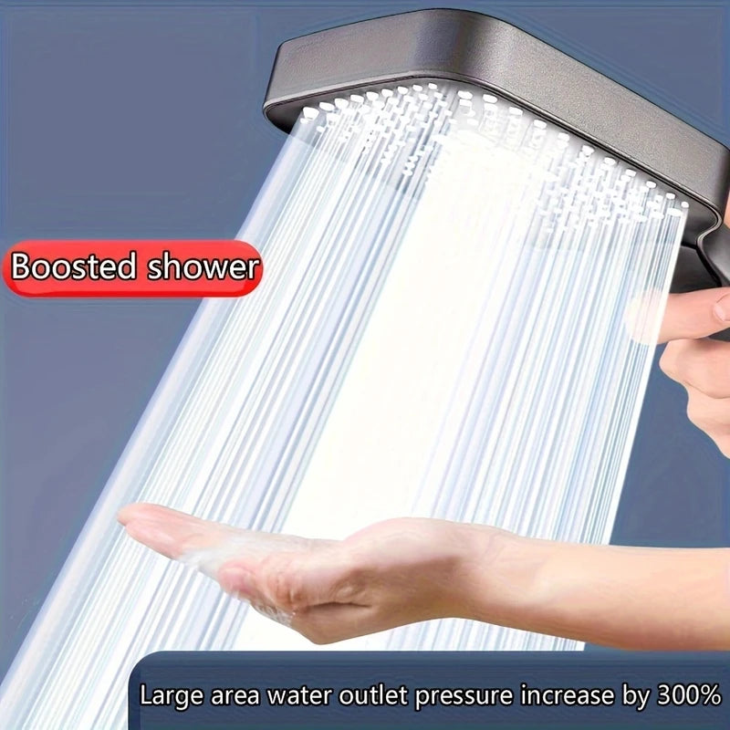 High Pressure Adjustable Shower Head 3 Modes Water Saving Bathroom Faucet Nozzle