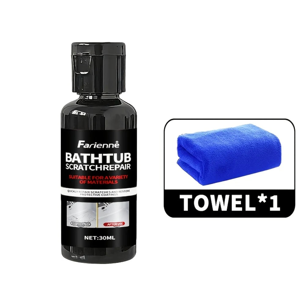 Multi-Purpose Repair Wax for Bathtub, Toilet, Ceramic & Resin Surfaces - Quick Scratch Cover & Restoration