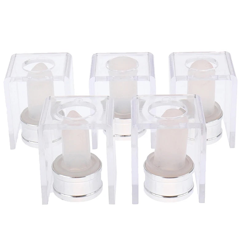 Silicone Lipstick Mold Kit with Ring Holder DIY Beauty Lipstick Making Tools