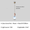Modern LED Pendant Light for Bedroom Living Room Kids Room Home Decor Moon Planet Design