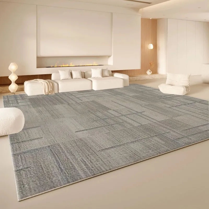 Non-Slip Washable Area Rug with Patchwork Design for Living Room and Home Decor